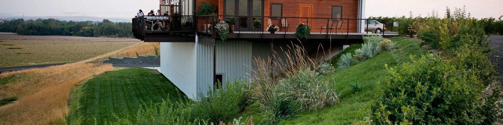 Walla Walla mostrando uma casa e fazenda