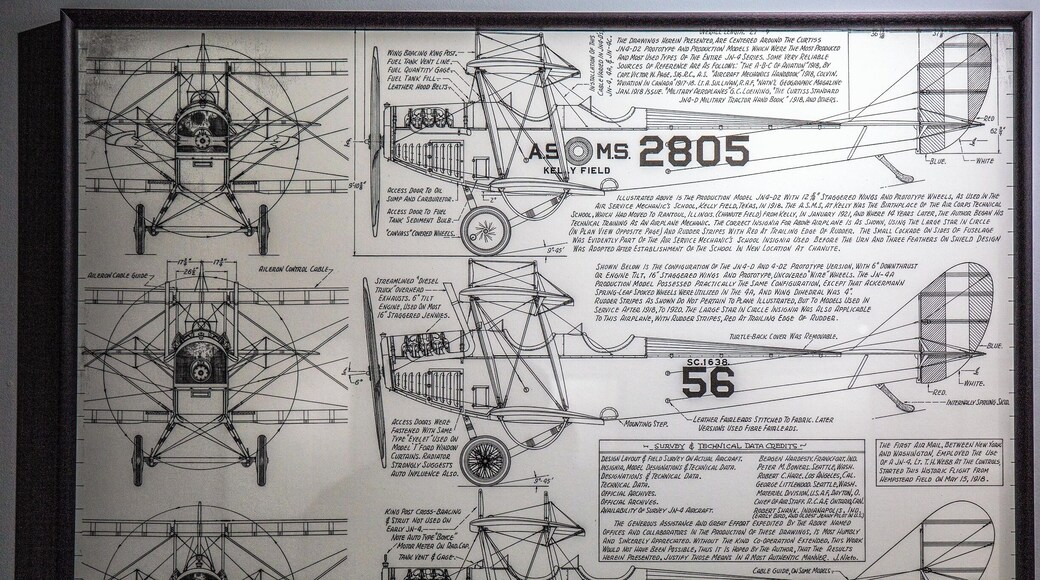 High-level specifications for three Curtiss aircraft.
Glenn Curtis worked for Alexander Graham Bell on a short-lived project called the Aerial Experiment Association. He moved on from there to design, build and sell motorcycle engines, a few of which found their way into pioneering aircraft built by other aviators.
Eager to get in on the action, Curtiss started designing planes, which eventually became a standard issue for government military and non-military contracts.
But Curtiss himself was no desk jockey. He purportedly made the first officially-witnessed flight (presumably in an heavier-than-air craft) in North America, is credited with the first long-distance flight in the U.S., and entered and won a race in the first international competition for aviators, the Grande Semaine d'Aviation aviation meeting at Reims, France, held in August 1909.
Curtiss's company eventually merged with Wright Aeronautical Corporation (that's right, those Wrights), to form the Curtiss-Wright Company, and entity which still exists to this day.
Truth be told, I never heard of the man, his aircraft, or his engines before my visit to the museum. But for about three decades in the early twentieth century, he and his company were the spruce-and-canvas predecessor to McDonnell-Douglas and Boeing.
https://en.wikipedia.org/wiki/Glenn_Curtiss