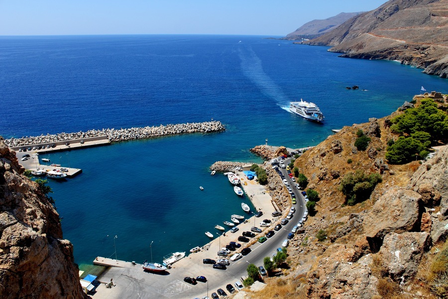 Hora Sfakion Chora Sfakion Sfakia Loutro Crète Grèce