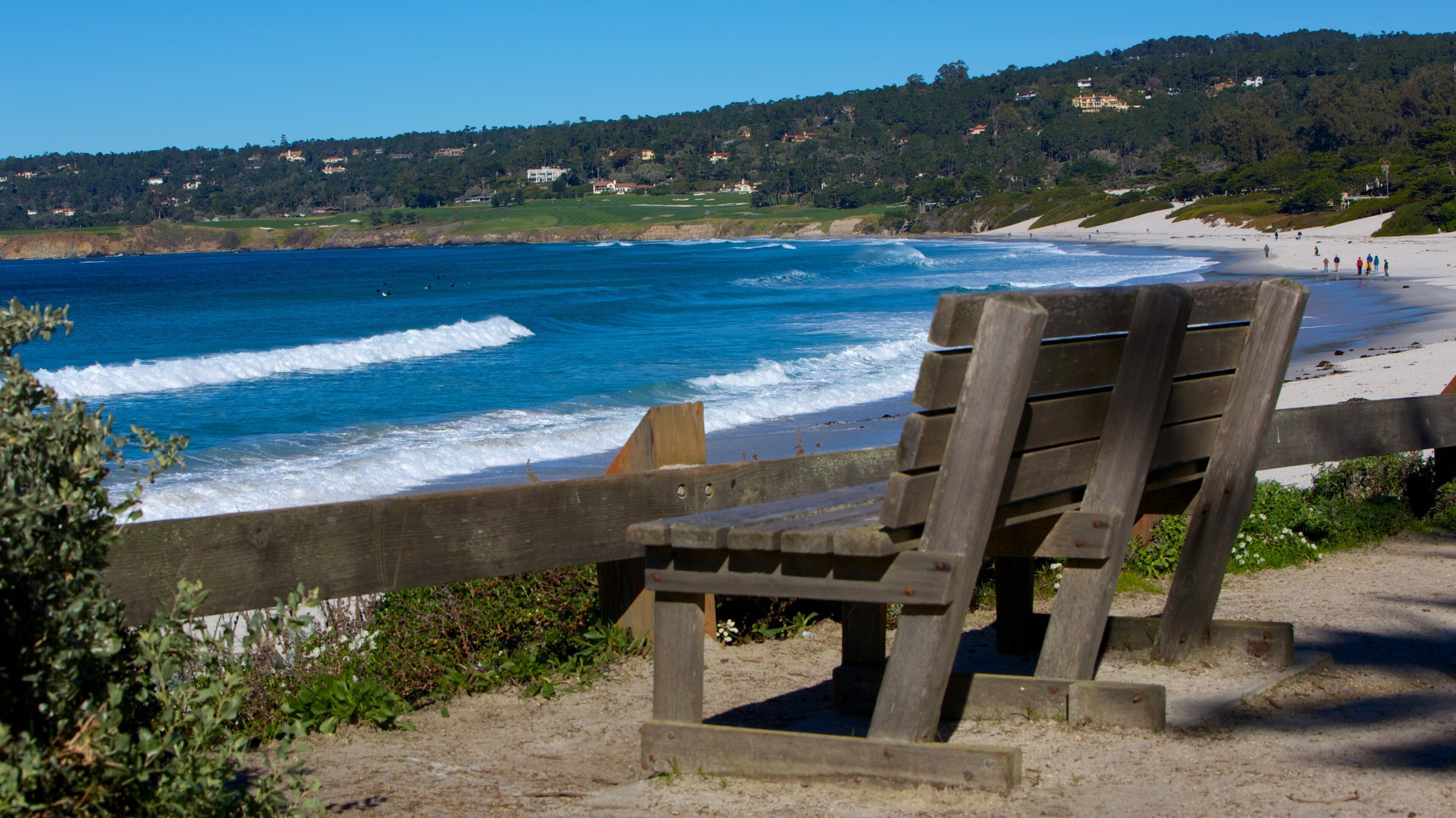 Carmel Beach featuring general coastal views, a beach and landscape views