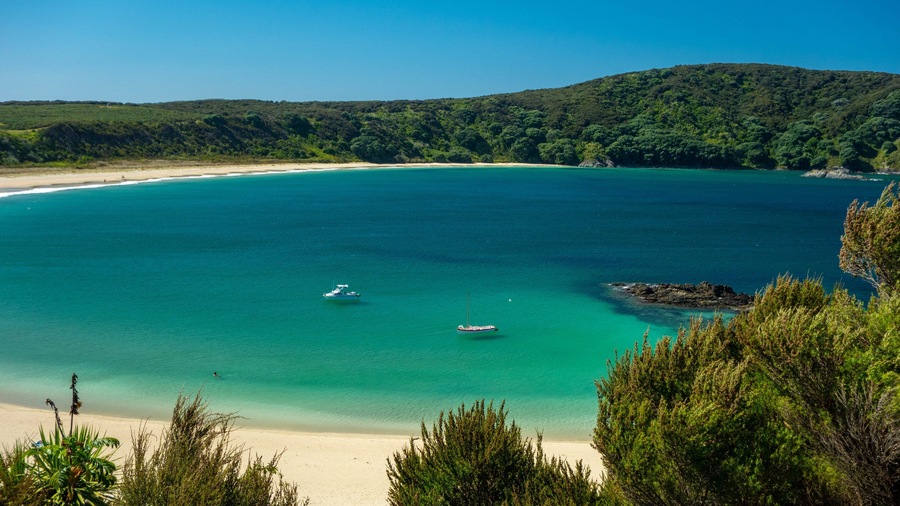 Doubtless Bay which includes landscape views and general coastal views