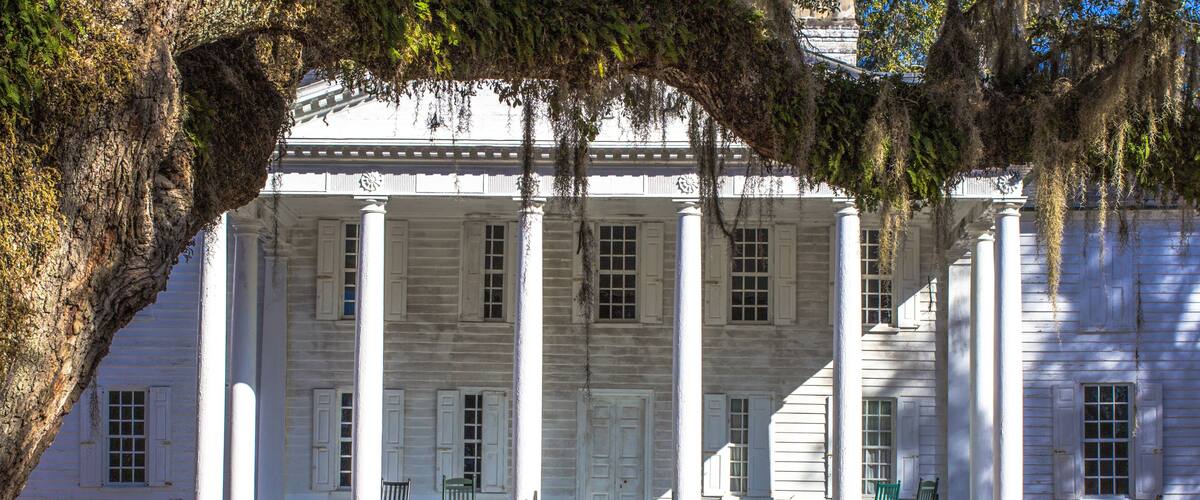 The historic Hampton Plantation near Charleston, SC is a state owned landmark and the centerpiece of the Hampton Plantation state historic site.