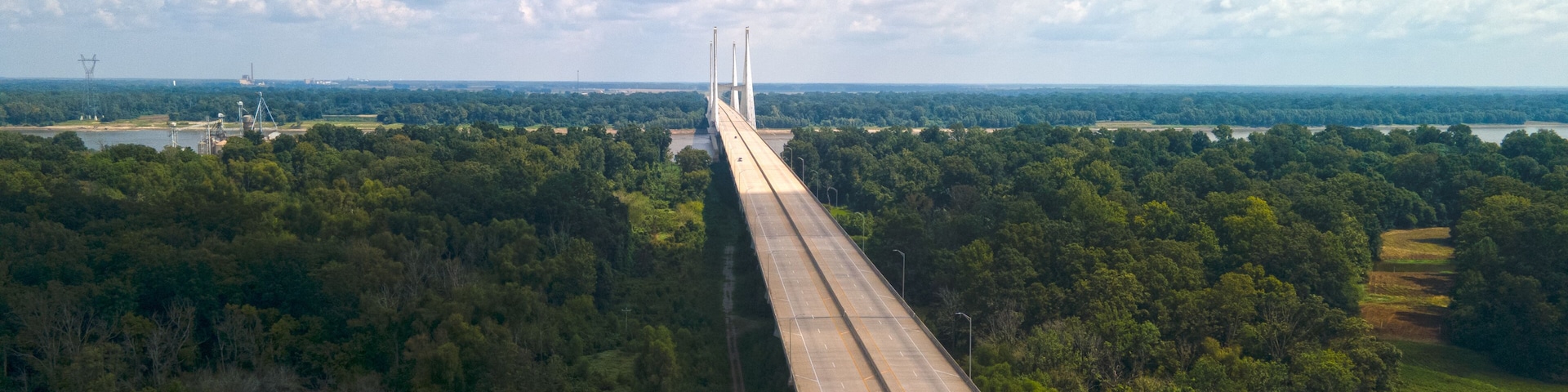 Greenville Mississippi Bridge, @ Greenville, Mississippi