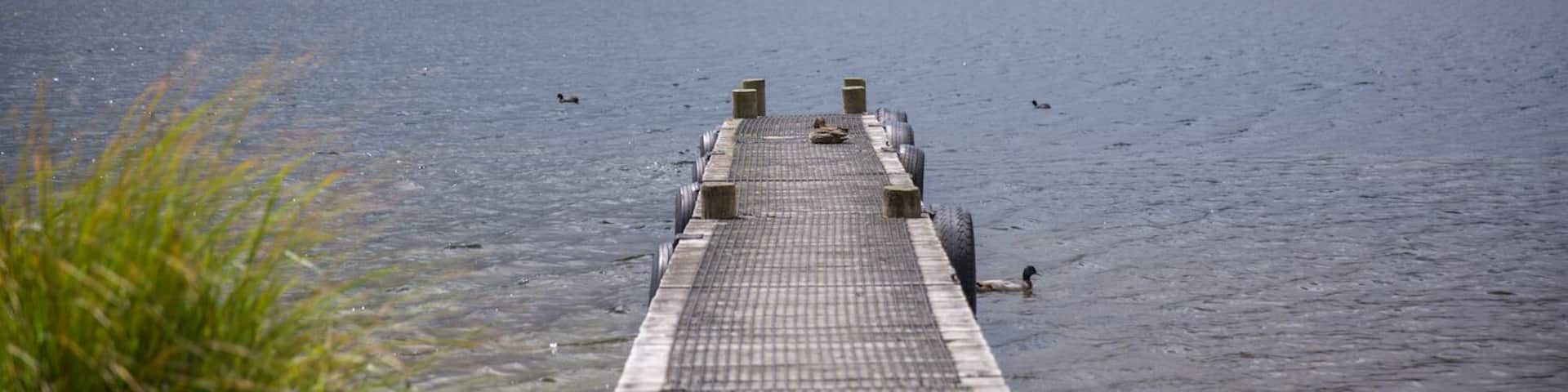 Lake Okareka is a small lake near Rotorua with a beautiful little settlement.