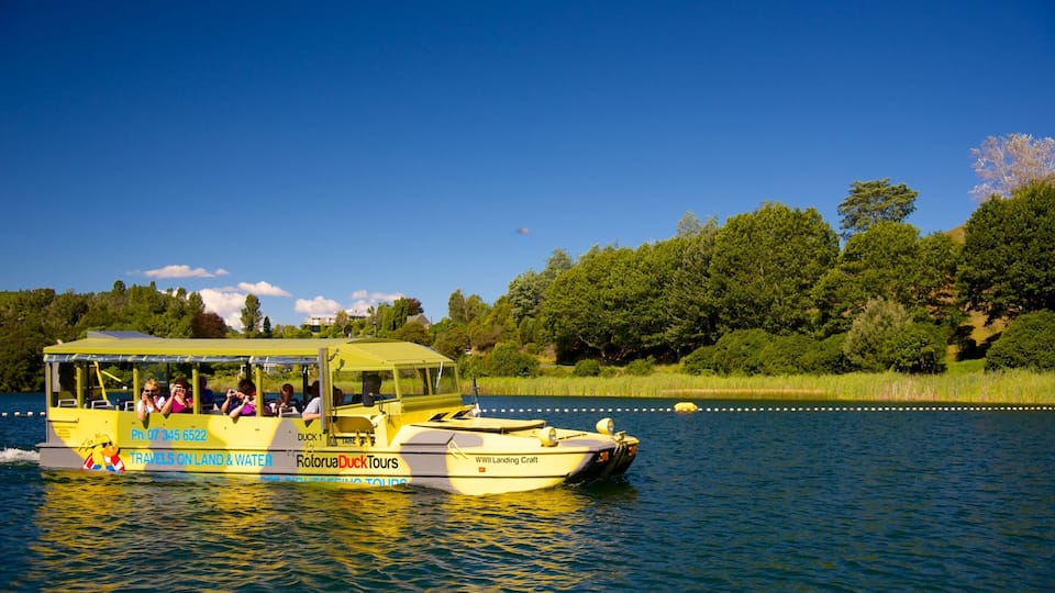 Lake Okareka som viser omvisning og innsjø