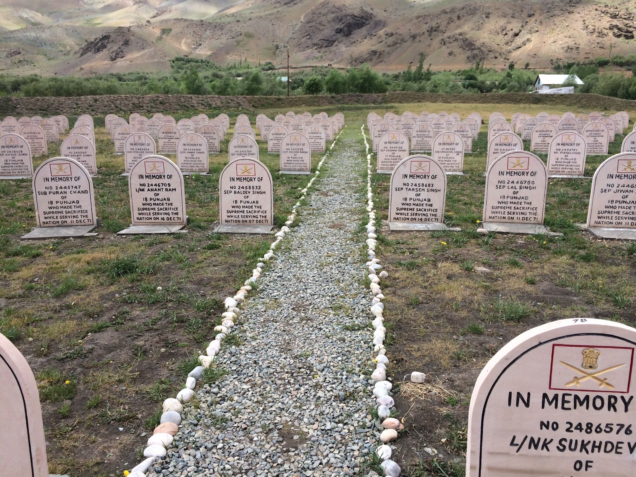 While as an Indian, I take immense pride about gallantry achievements of our army, it pains me tremendously the war being fought for 30+ years for some political motive! I salute our heroes every time visited the memorial! 