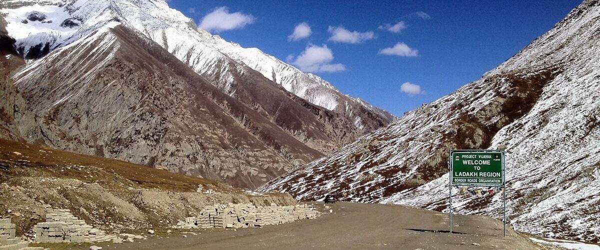 Finished crossing the vertiginous Zoji La pass which connects Kashmir to the Ladakh region. There is a striking change in the landscape once you cross over - from the lush greenery of Kashmir you are transported to the beautiful bare mountains of Dras.