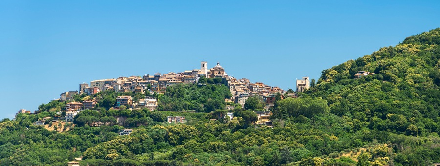 Monte Compatri seen from Monte Porzio Catone, Rome