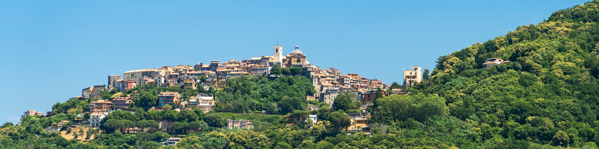 Monte Compatri seen from Monte Porzio Catone, Rome