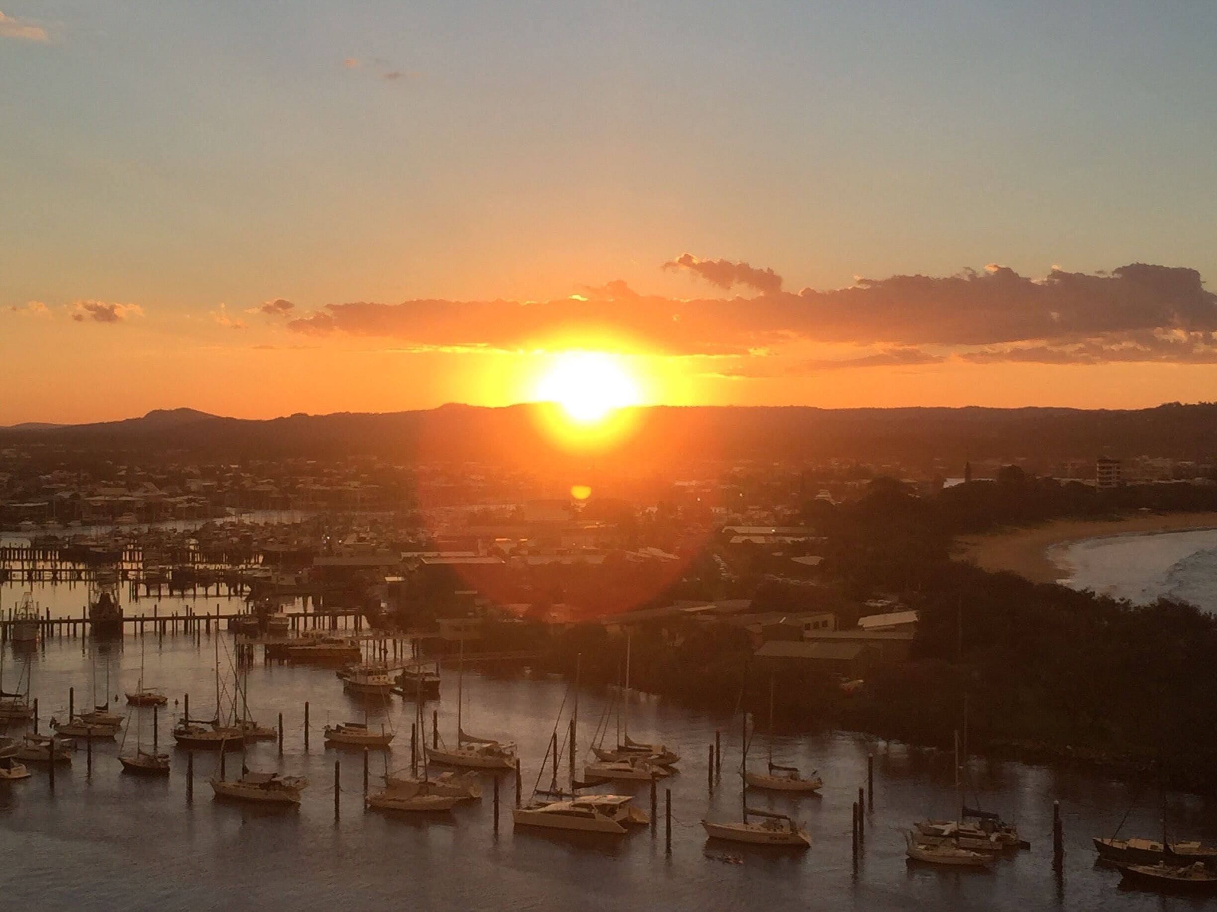 Sunset over Mooloolaba 
