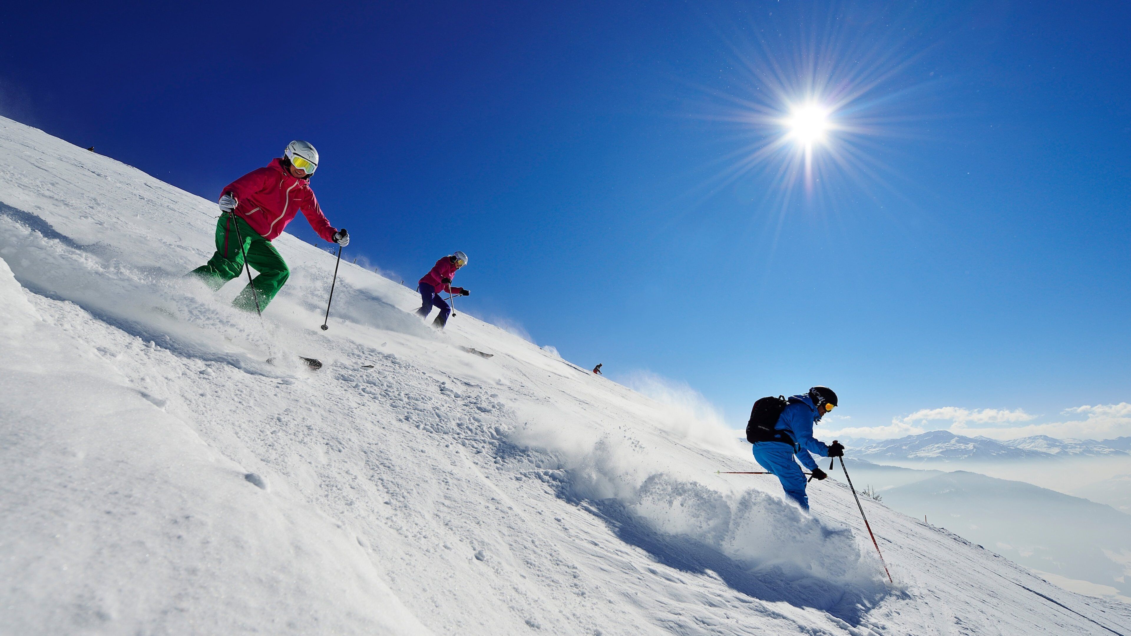 Itter featuring snow and snow skiing as well as a small group of people