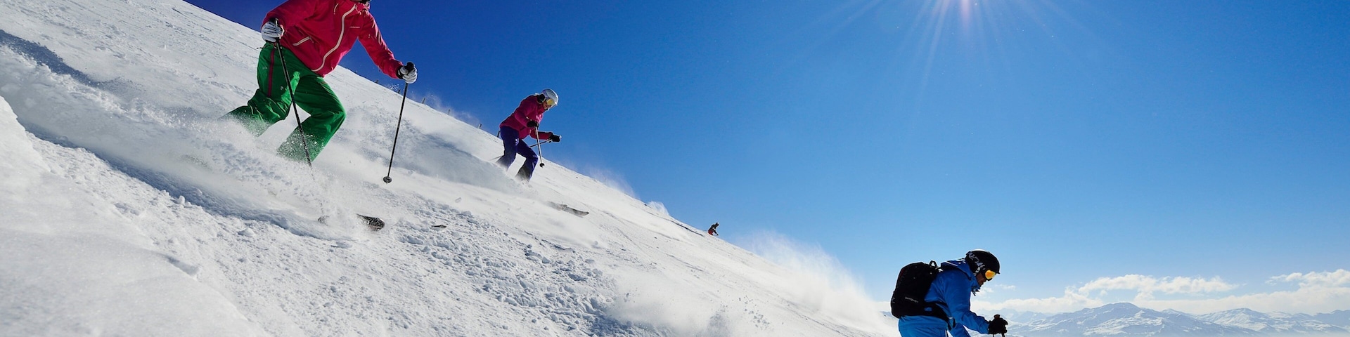Itter showing snow skiing and snow as well as a small group of people