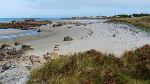Beautiful coastline near Guisseny, Finistere, Brittany, France