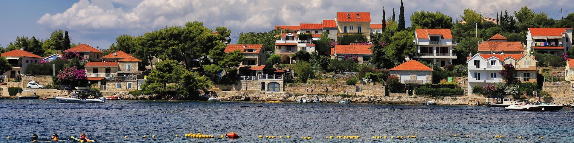 Maslinica is an amazing relaxing island in Croatia. You can rent a boat from Split to reach this beautiful place. #LifeAtExpedia