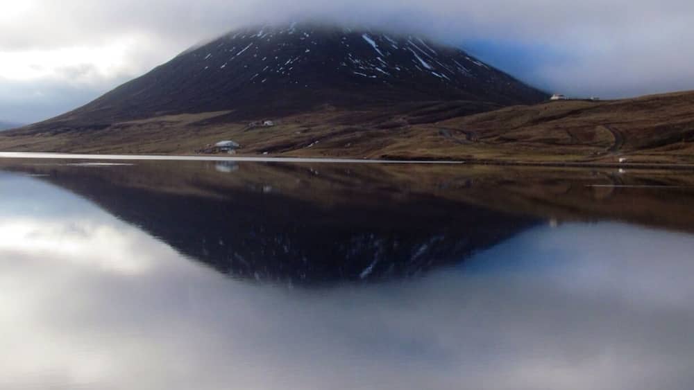 Mountain, Fjord, and Mist. Iceland