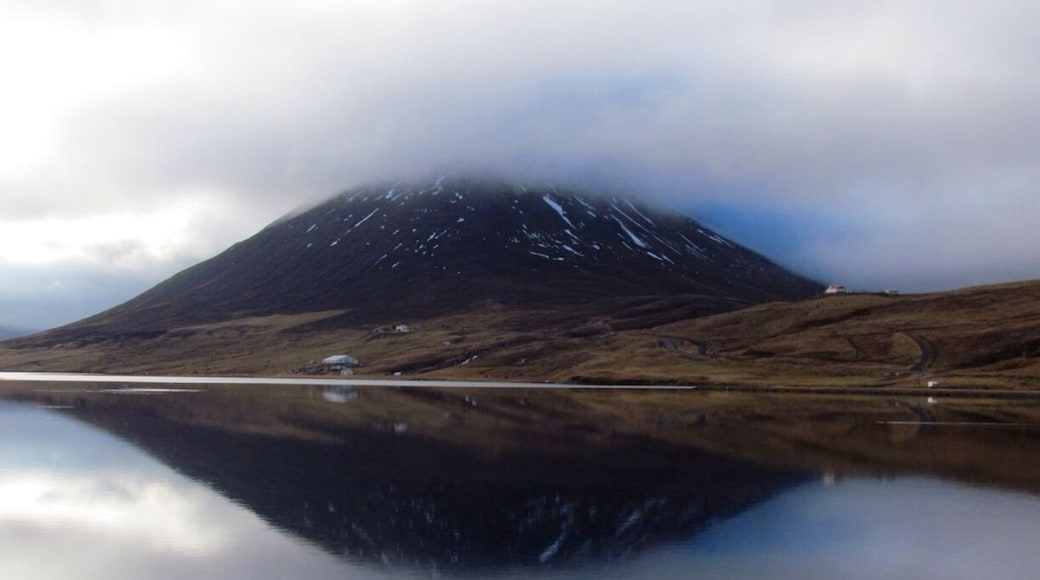 Mountain, Fjord, and Mist. Iceland