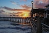 Beautiful Sunset at the Redondo Beach Pier, Los Angeles County, California