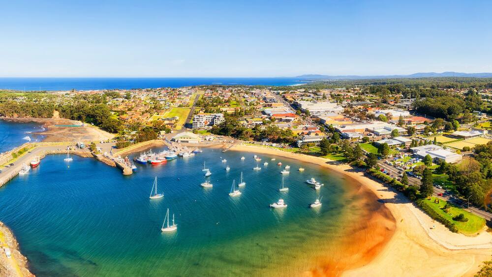 D Ulladulla north half harbour pan