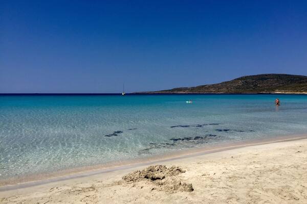 On the Simos beach of Elafonisos
