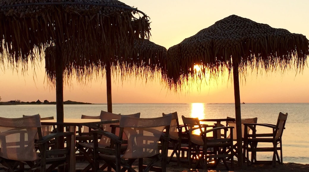 Sundowner at the Beach bar at Elafonisos