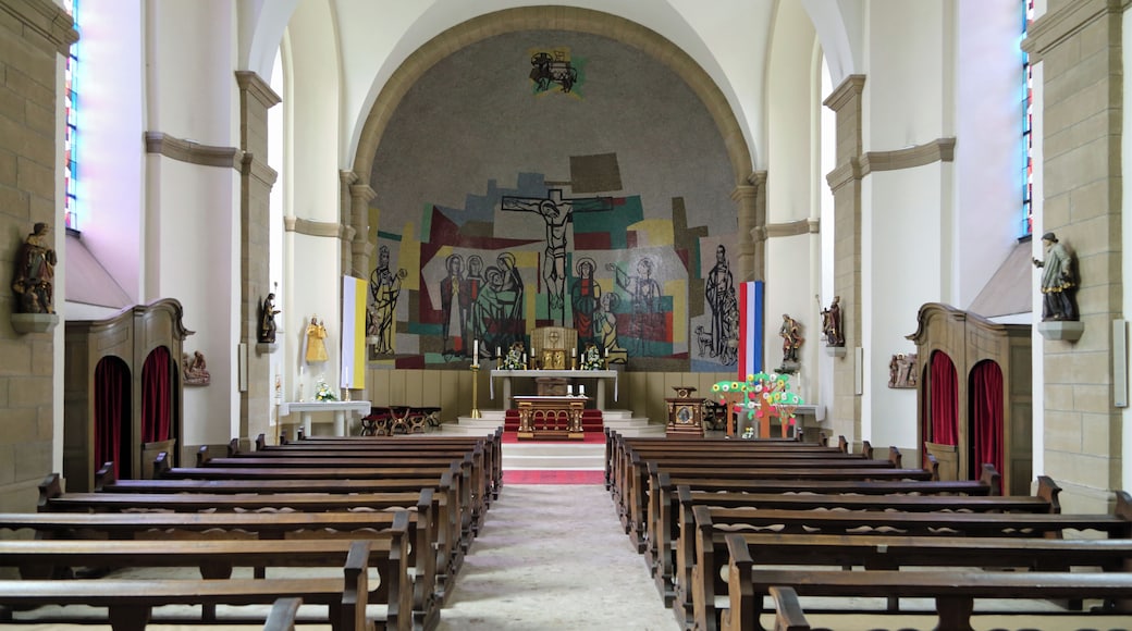 Berdorf (Grand Duchy of Luxembourg): interior of St John's church