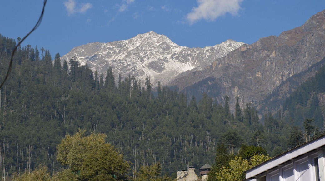 View of Rohtang pass from Manali.