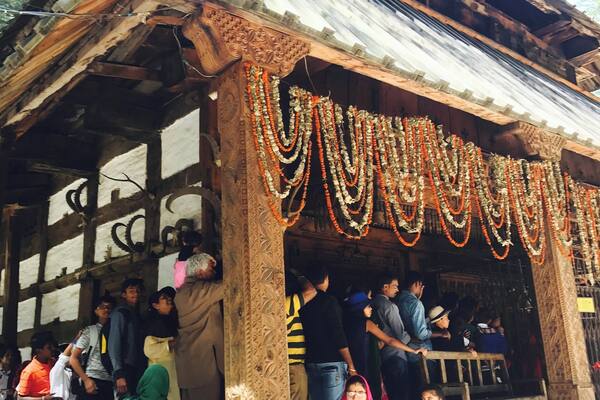 The hidamba temple is very beautiful and an ancient temple
Location: Manali
Full of people religious thougths and peace