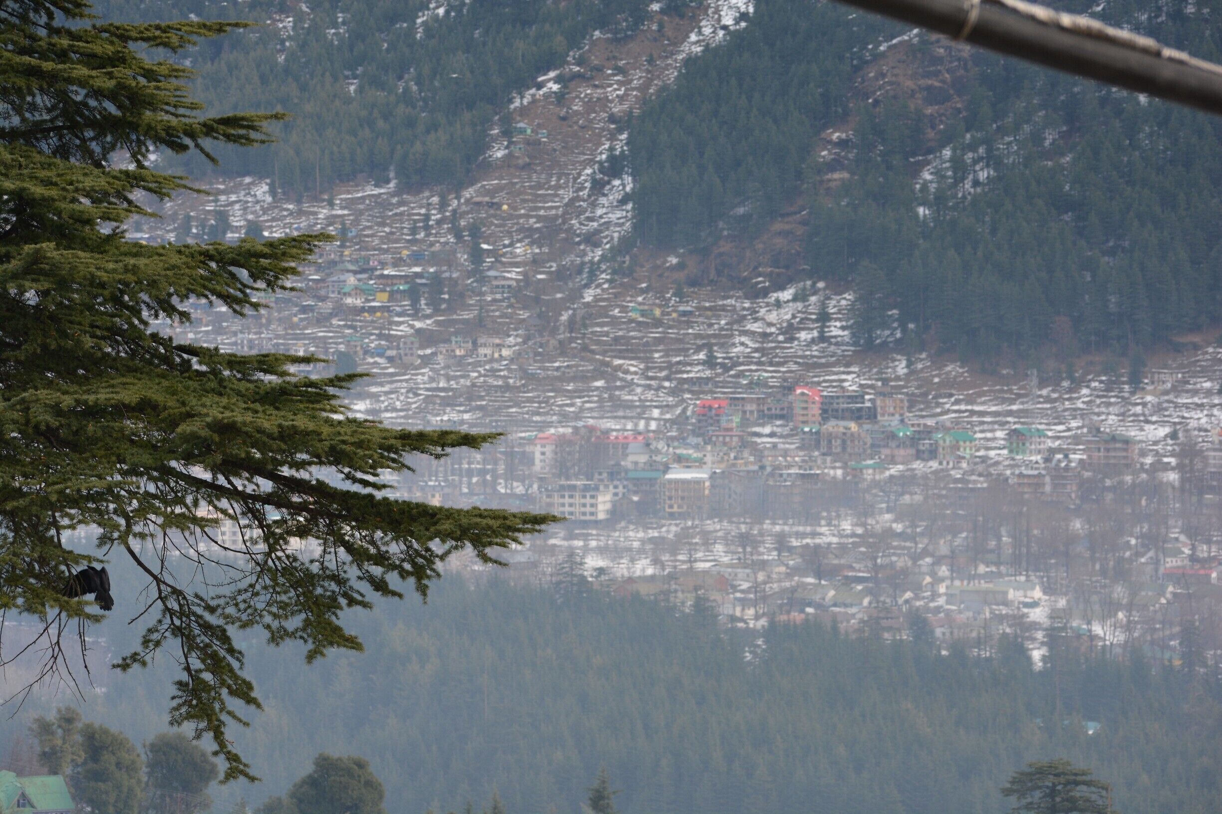 tiny snow covered house....serene beauty#treat for the eyes.