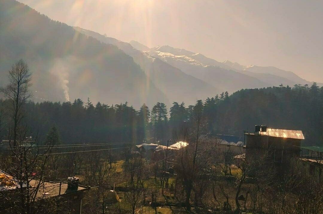 View from my room in Orchards House, Manali - a perfect place to soak in the beauty of Himalayas!
.
#oldmanali #mountainsinindia #orchardshouse #comfortzone