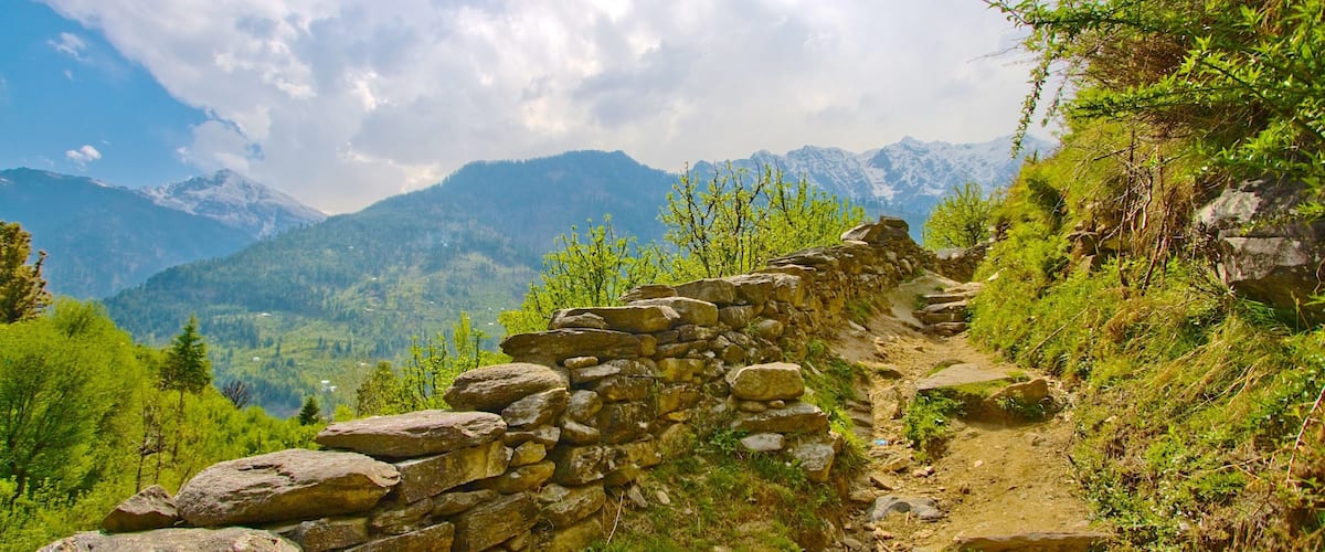 Manali which includes tranquil scenes and landscape views