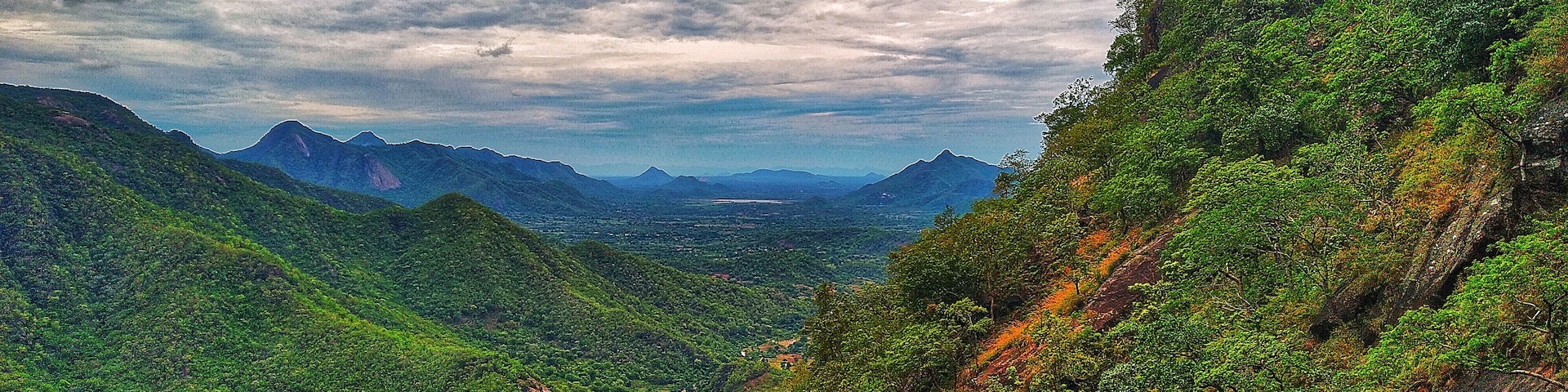 On the way to Araku Valley. It was shot from the train.