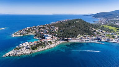 Scenic view of Karaburun izmir Turkey