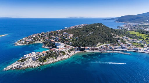 Scenic view of Karaburun izmir Turkey