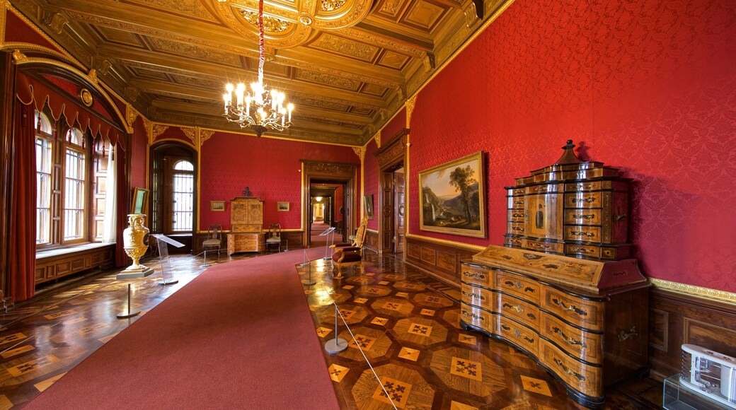 Schwerin slott som viser kulturarv og innendørs