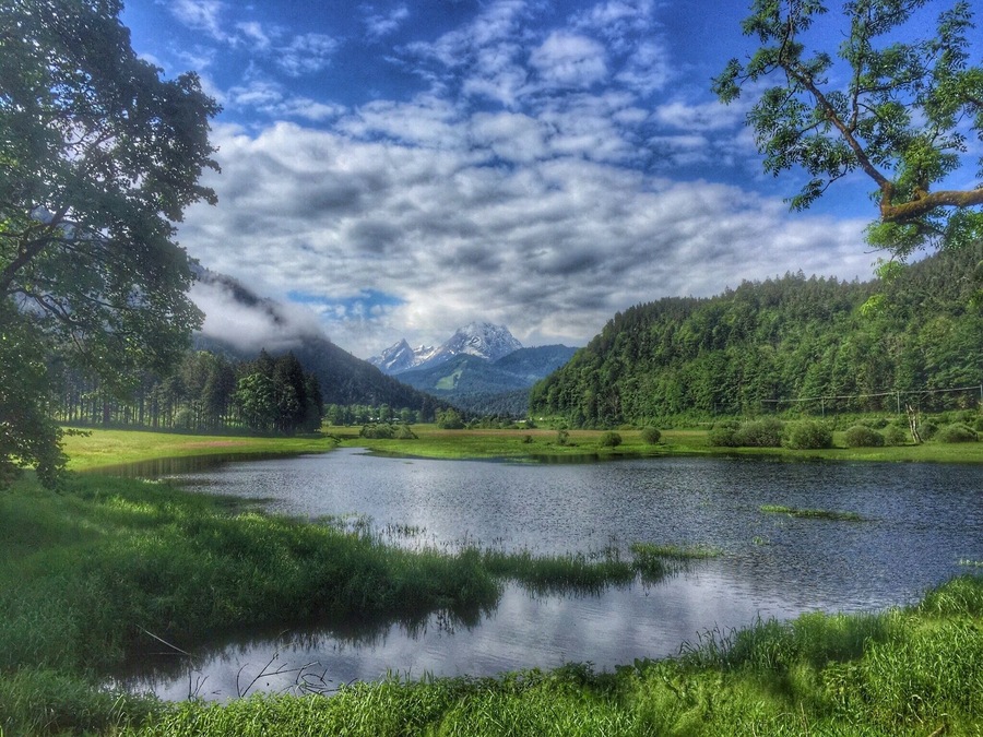 Berchtesgadener Land in the Bavarian Alps