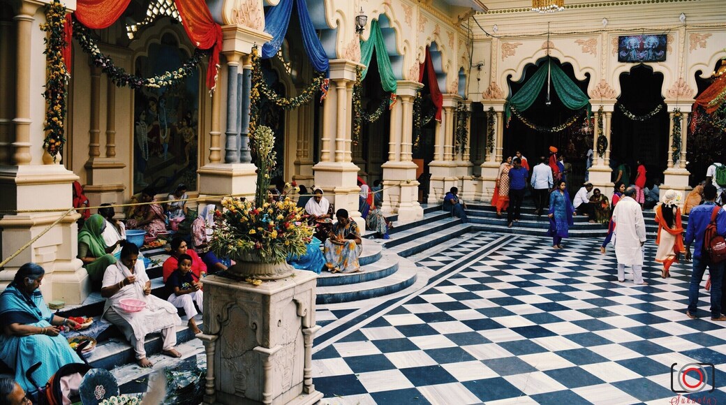 The Krishna Balaram Mandir was personally established by His Divine Grace A.C. Bhaktivedanta Swami Prabhupada on Rama Navami in 1975. The temple is situated in Raman Reti, Vrindavan, U.P., where the Supreme Lord Sri Krishna displayed His transcendental pastimes 5,000 years ago. Besides the temple hall, Prabhupada’s House and Srila Prabhupada’s Samadhi are also located within the temple complex.