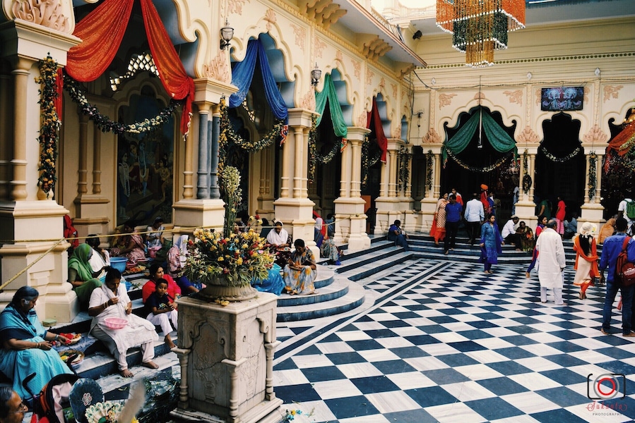 The Krishna Balaram Mandir was personally established by His Divine Grace A.C. Bhaktivedanta Swami Prabhupada on Rama Navami in 1975. The temple is situated in Raman Reti, Vrindavan, U.P., where the Supreme Lord Sri Krishna displayed His transcendental pastimes 5,000 years ago. Besides the temple hall, Prabhupada’s House and Srila Prabhupada’s Samadhi are also located within the temple complex.