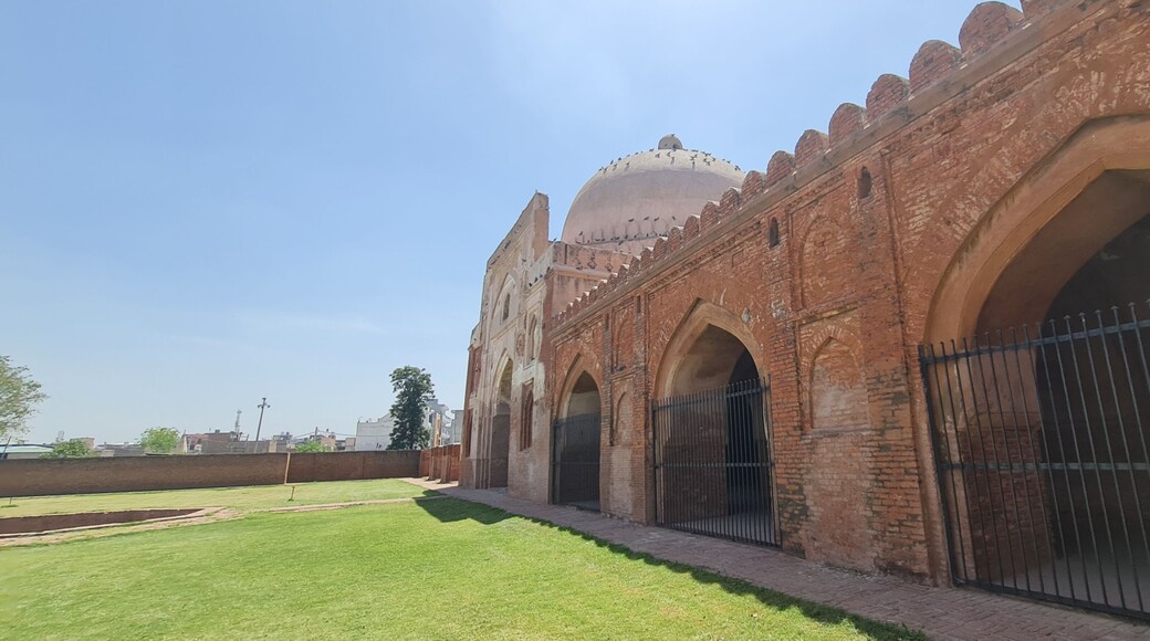 Ancient Mughal Architecture of Kabuli Bagh Mosque Built by Emperor Babur in Panipat Haryana India