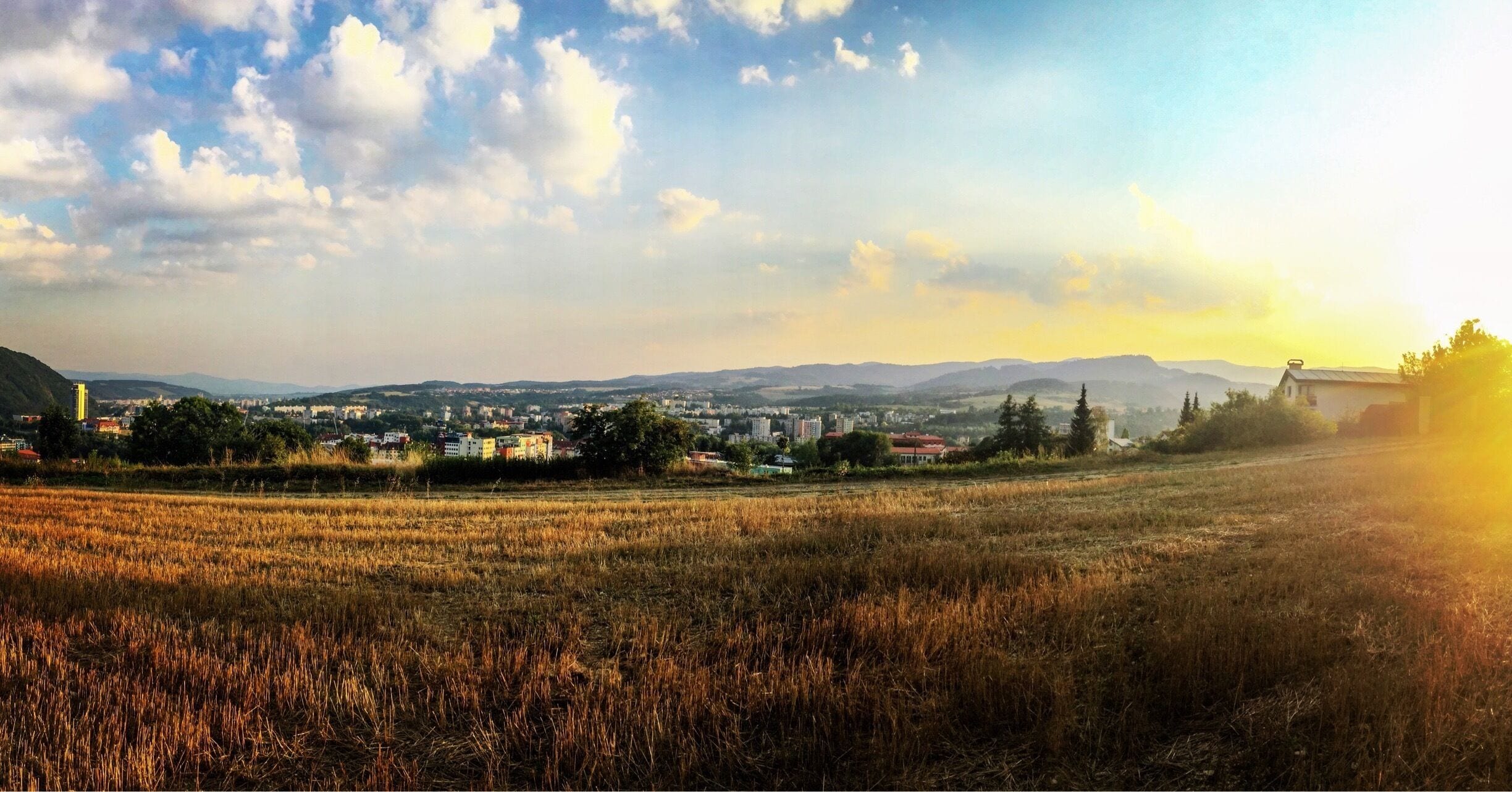 Sunset at Banská Bystrica 