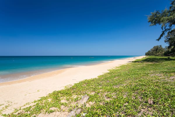 Amazing blue sky and calm Andaman sea on Mai Khao beach in Phuket Thailand, Shutterstock ID 392080525, SF SSA Case with Manager Approval: Case 07151371, Job: Prepay credit, Client/Licensee: , Other: