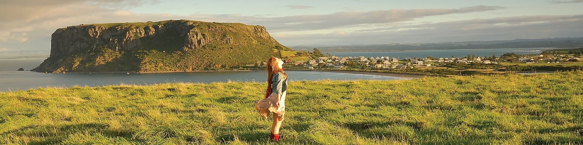 Port Sorell featuring general coastal views, mountains and a sunset