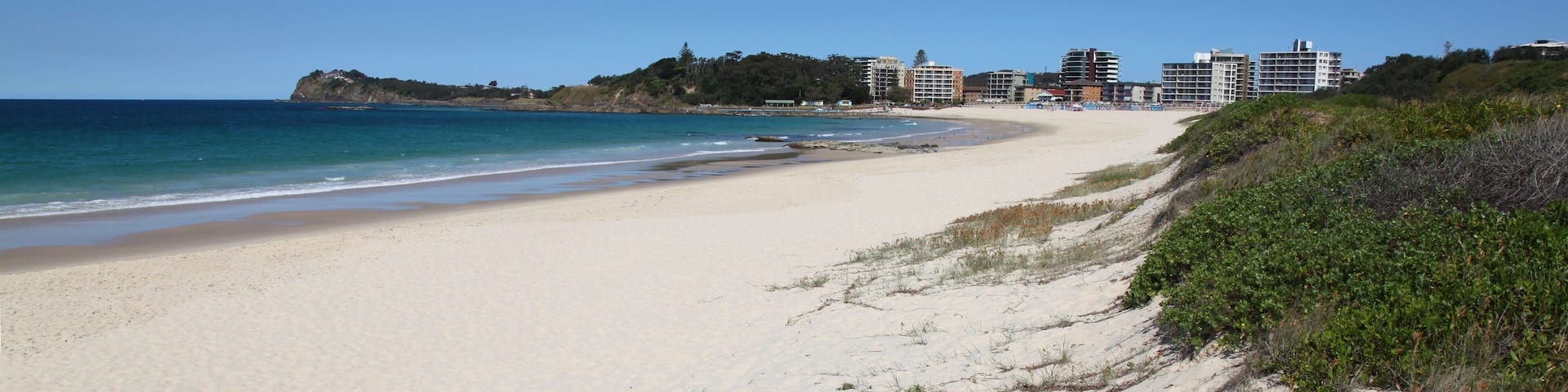 Main beach at Forster NSW. This seaside town is a popular tourist destination on the mid north coast of New South Wales Australia., Shutterstock ID 138443711, Purchase Order: -
