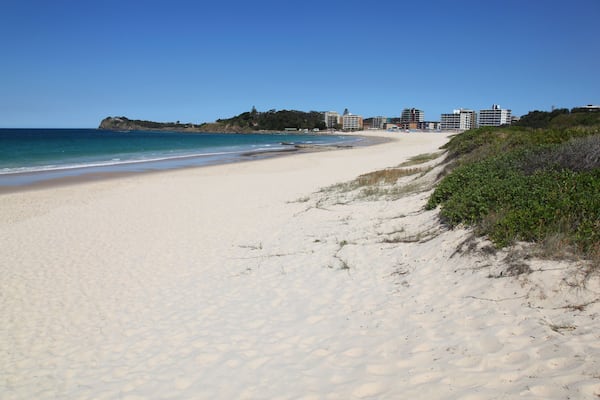 Main beach at Forster NSW. This seaside town is a popular tourist destination on the mid north coast of New South Wales Australia., Shutterstock ID 138443711, Purchase Order: -