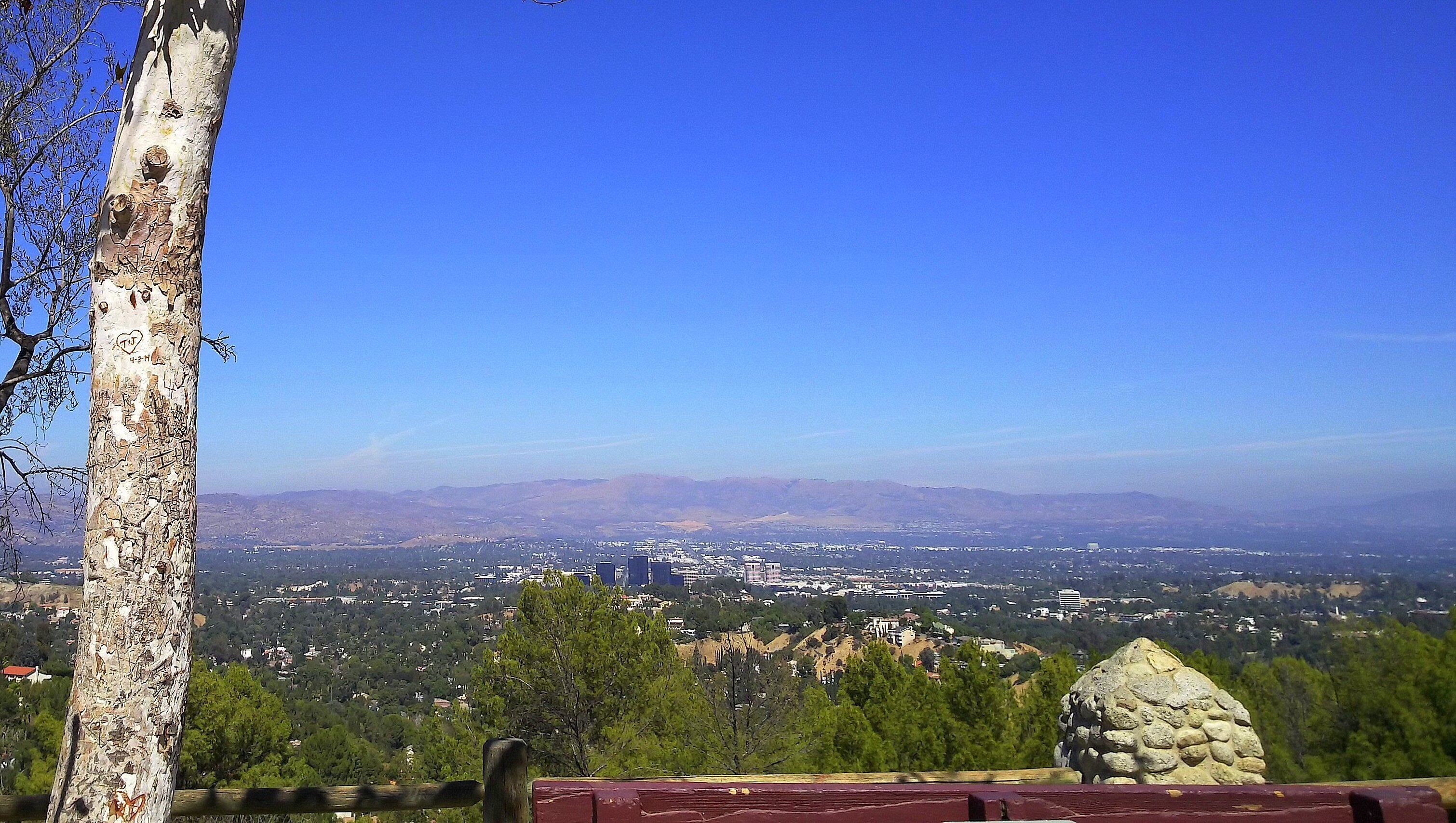 Top of Topanga Overlook is a State Operated Facility. 
Address: 3400 N Topanga Canyon Blvd Topanga CA 90290.
Website: http://www.smmc.ca.gov 
From the PCH you will wind through Topanga up  27 and off to your right you will reach this beautiful spot, but its not a hiking spot, just a place to watch the world go by. 
*The entrance come up really quick and the  parking lot is really small.

#GreatOutdoors #topanga #city #drive #statepark #California #travel #green #mountains #outdoors #explore #blue