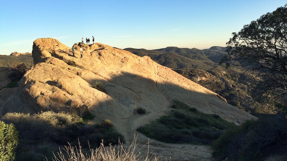 Almost at the top. It looks more like an eagle from this angle (I think). Topanga Canyon / Eagle Rock #hike. #California
