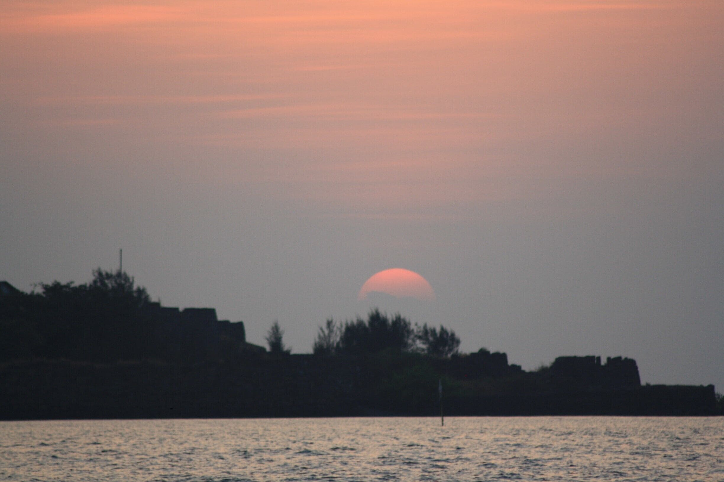 #LifeAtExpedia
#AquaTrove 
Gazing into the setting sun across the Koraba Fort