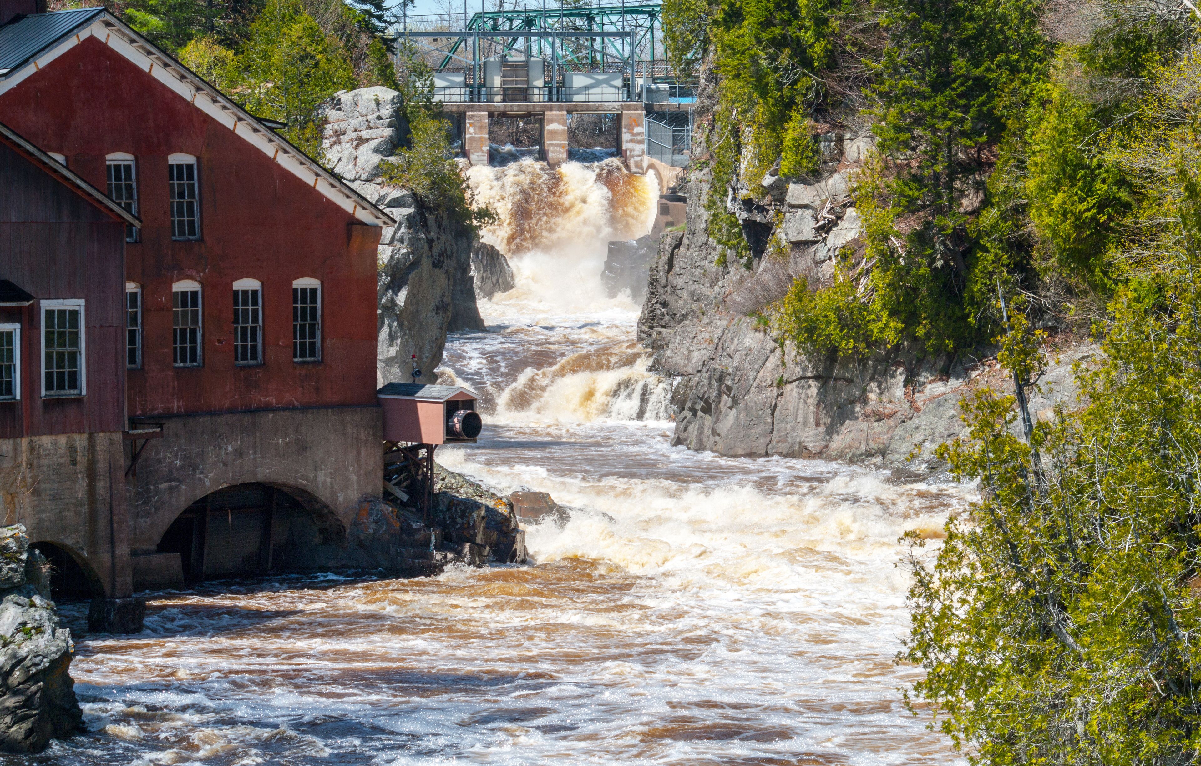 St George Magaguadavic River  in Flood Stage