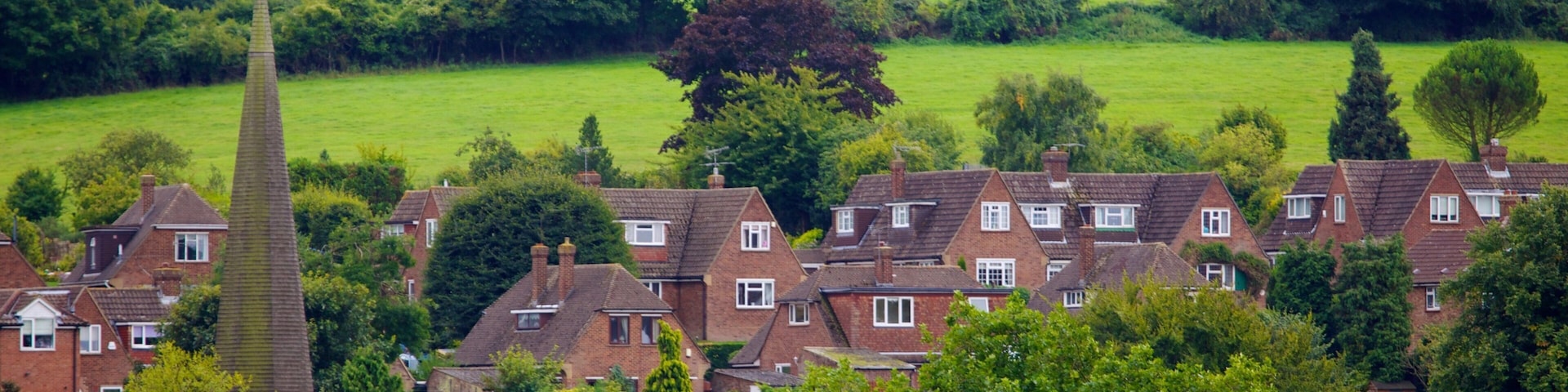 Eynsford caracterizando arquitetura de patrimônio, uma casa e uma cidade pequena ou vila