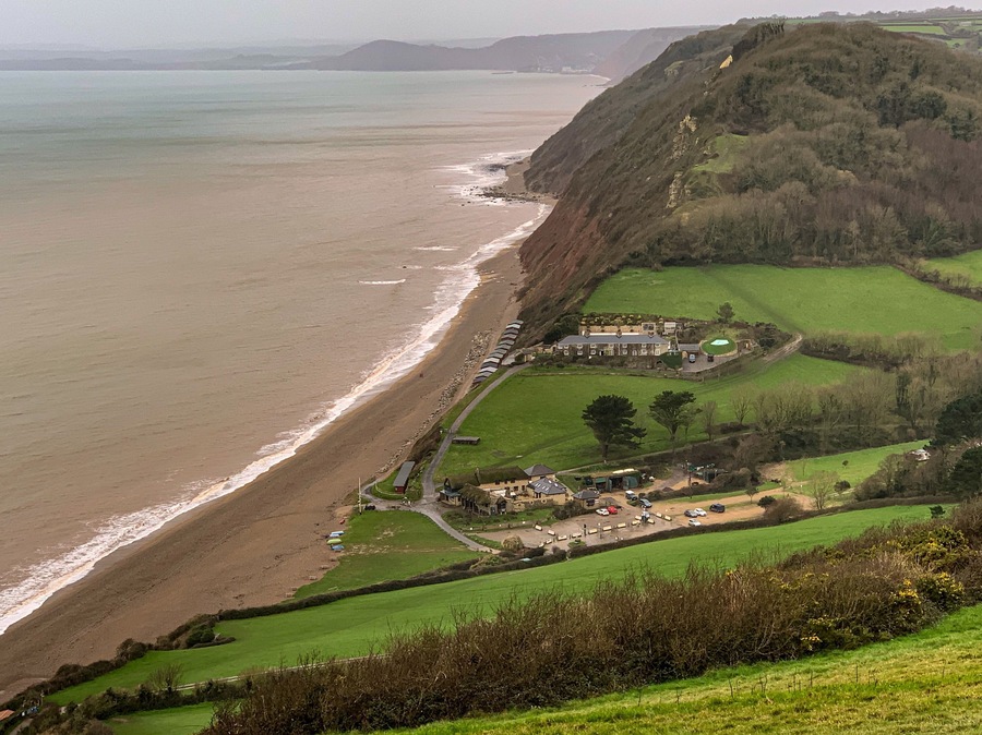 Branscombe Beach from the east