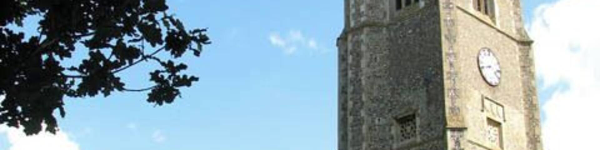 St Mary's parish church, Ditchingham, Norfolk, seen from the northwest